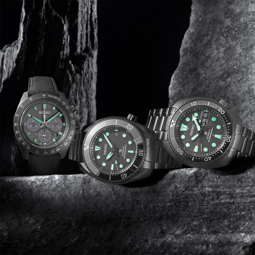 SEIKO 精工 SPEEDTIMER 黑潮夜視 太陽能計時錶 SSC923P1/V192-0AH0C, , large
