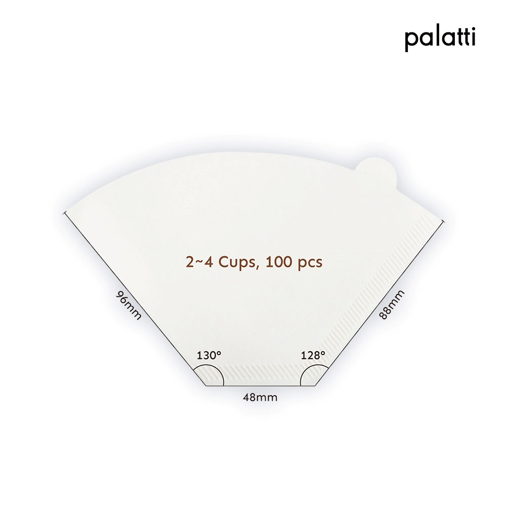 Palatti 102 - Trapezoid Coffee Paper Filters, , large