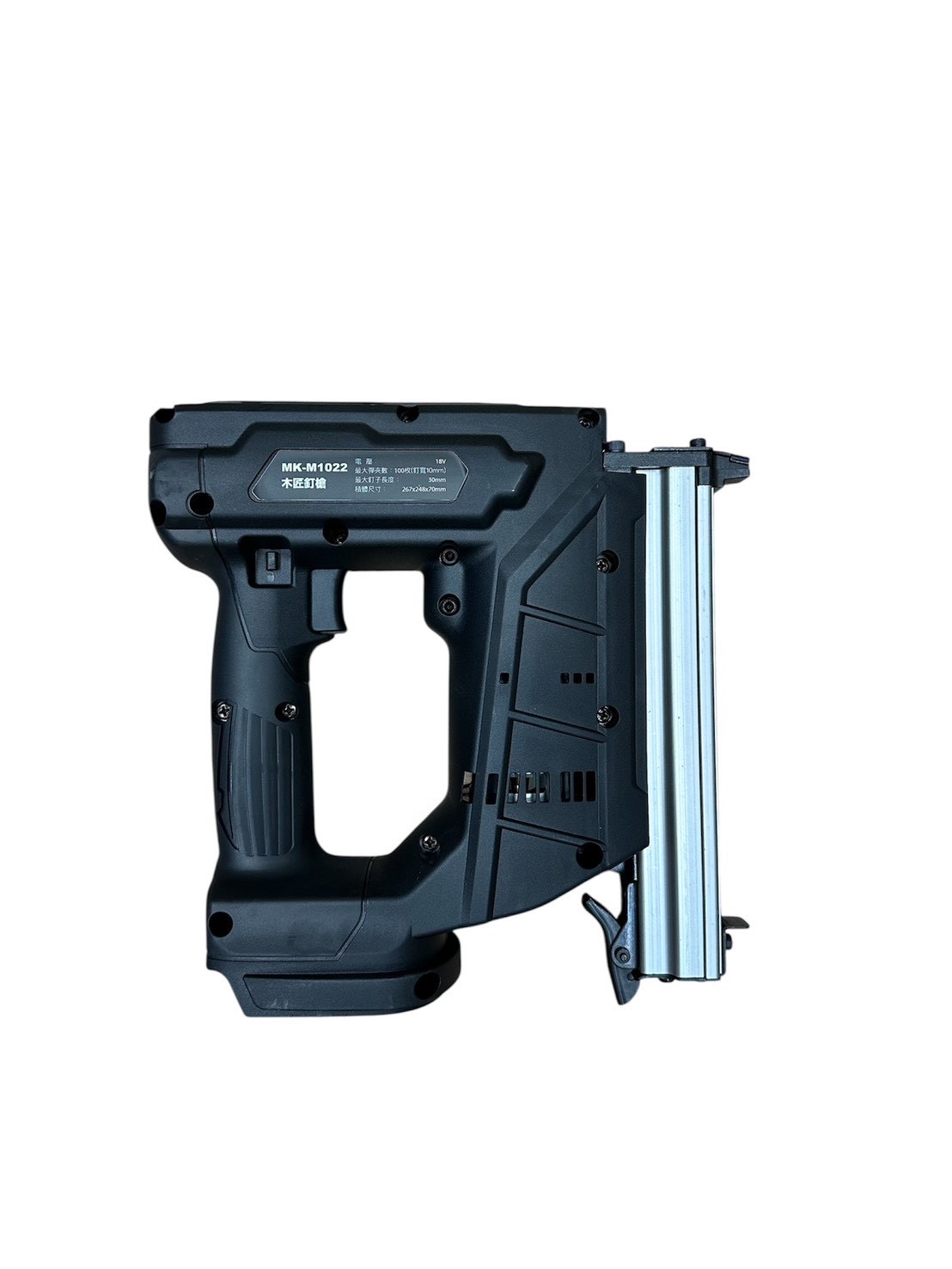 WIN五金 MK-POWER 18V充電式木工釘槍 <MK-1022+4.0電池組>  最大寬度:10mm 長度:30mm 電動木工釘槍, , large