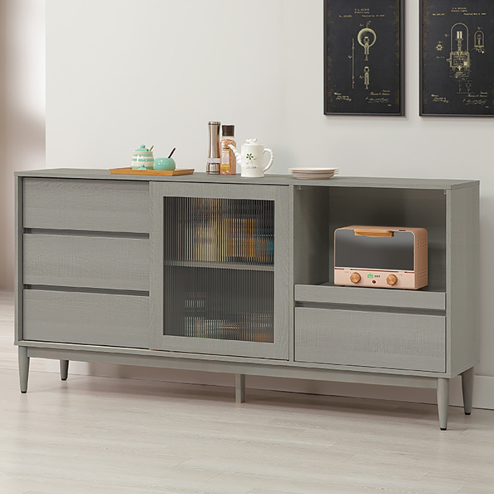 【Hampton 漢汀堡】洛卡克6尺碗盤櫃下座, , large