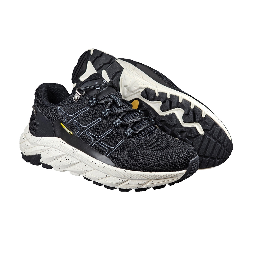 DIADORA迪亞多那 防潑水戶外越野鞋 男運動鞋 男鞋 登山鞋 足弓支撐 吸震鞋墊 厚底 耐磨 緩震 防滑 灰 黑, , large