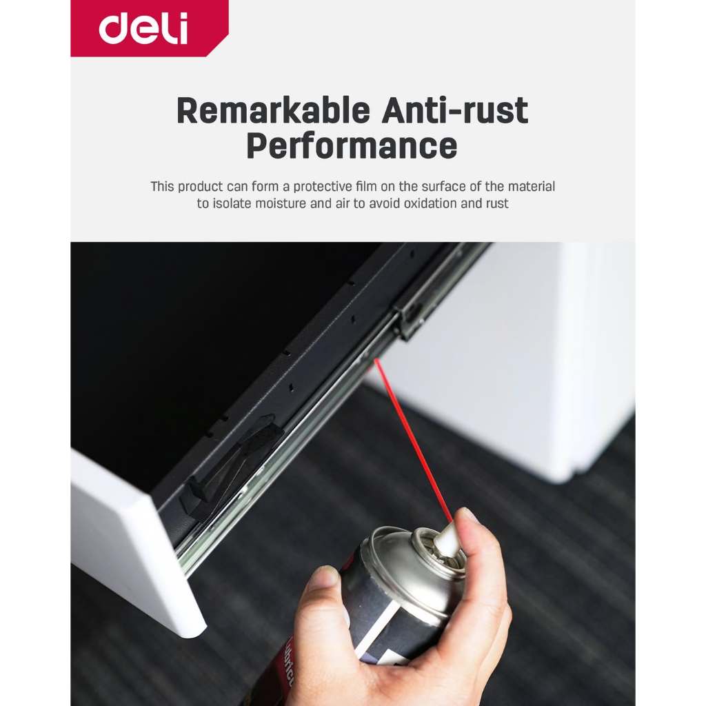 【deli tools】DL80 Professional Long-Lasting Anti-Rust Lubricant Multi-Purpose Penetrating Oil / Rust Remover / Cleaner-200ml, , large