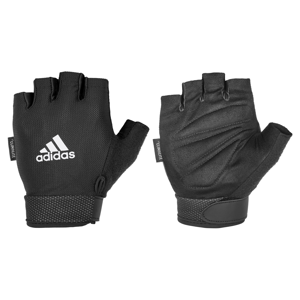 ADIDAS Training 可調式透氣短指手套 愛迪達 健身手套 三色 重量訓練 ADGB-124 【樂買網】, , large