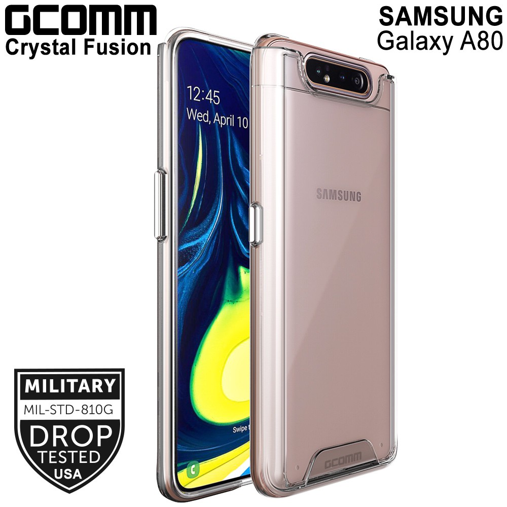 GCOMM Galaxy A80 晶透軍規防摔殼 Crystal Fusion, , large