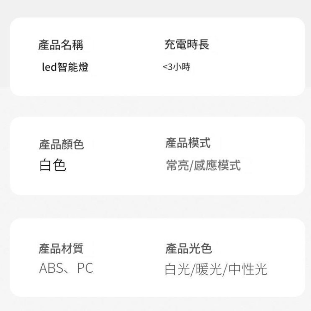 磁吸感應燈條, , large