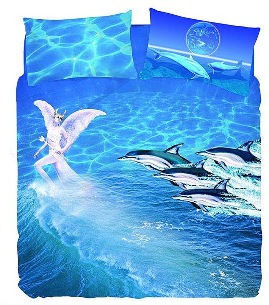 設計師出品-水精靈雙人床包四件套, , large