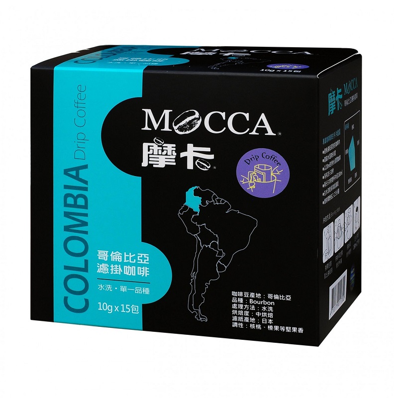 摩卡哥倫比亞濾掛咖啡10g X15, , large