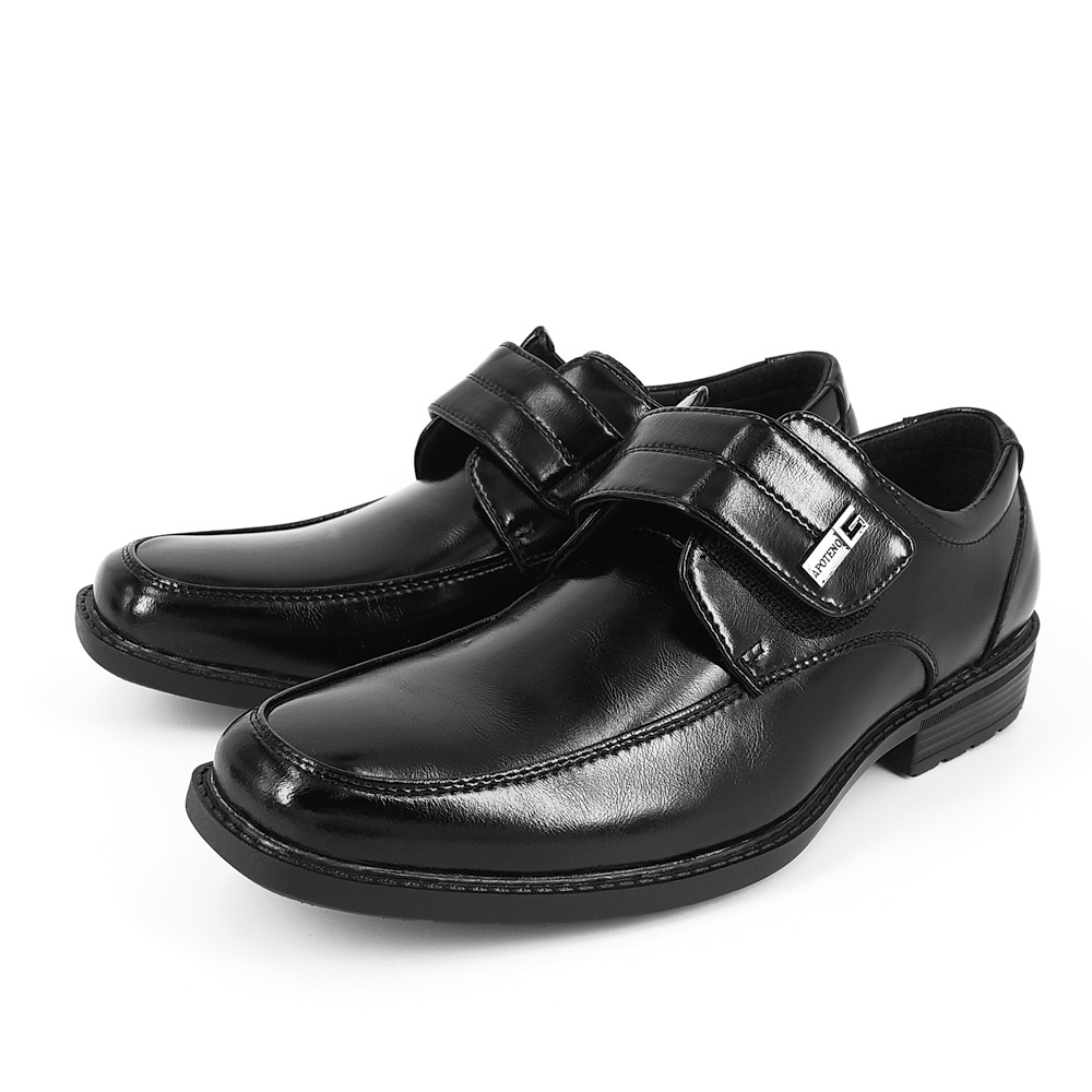 男牛津鞋 商務皮鞋 英倫皮鞋 休閒皮鞋 正式皮鞋 霧面皮鞋 寬楦 超纖皮革 透氣 吸汗 不悶熱 減壓 止滑 耐久站 黑, , large