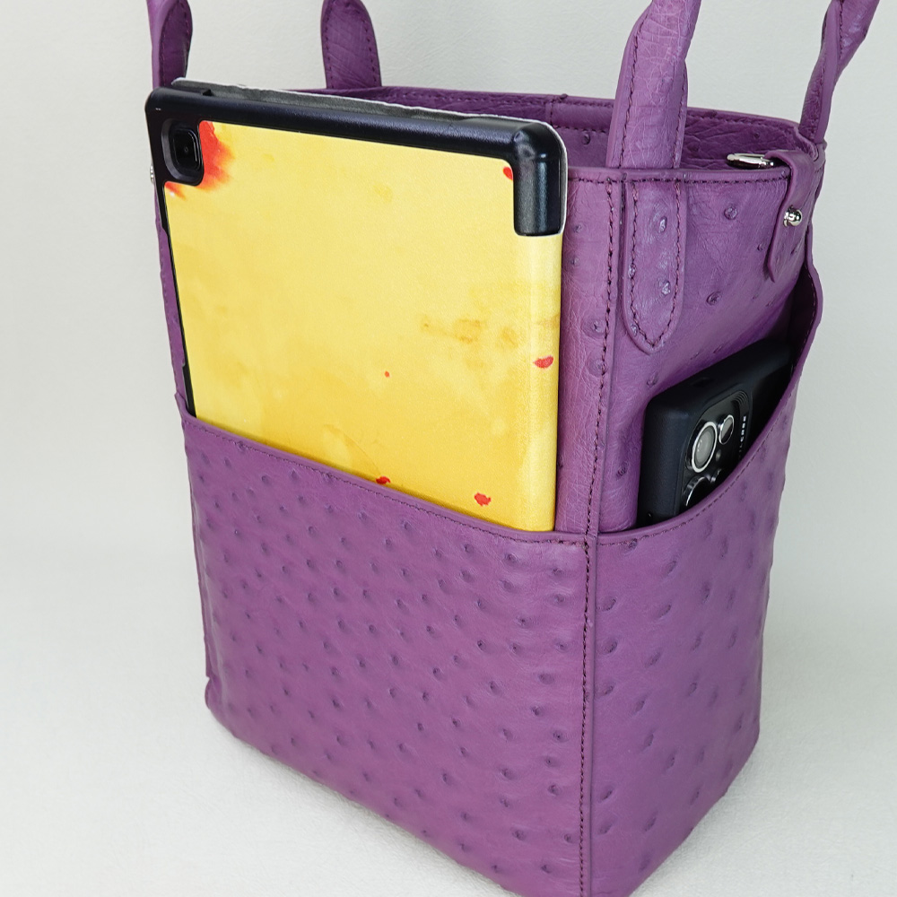 【M2nd】Ostrich Wind Chime Bag, , large