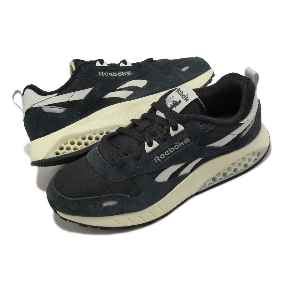 REEBOK CL LEATHER HEXALITE 休閒鞋 慢跑鞋 黑白 100032780 【樂買網】, , large