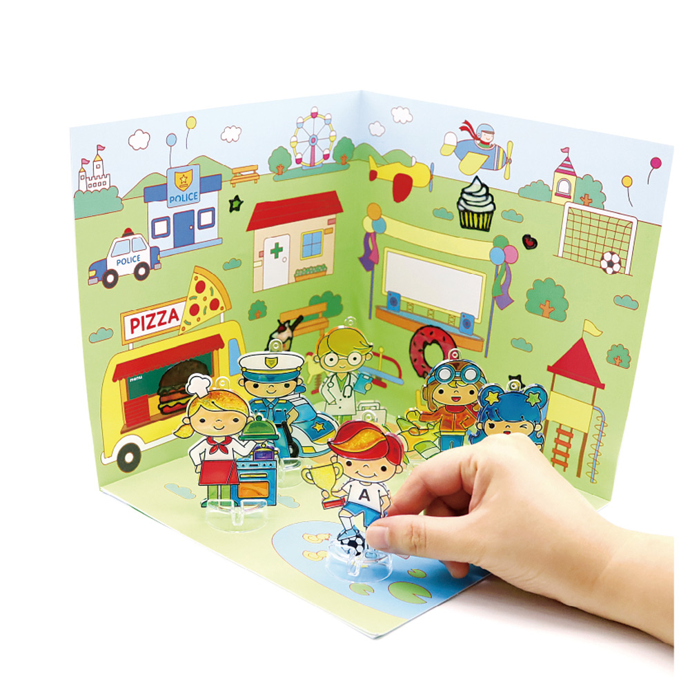 【韓國AMOS】10色職業變裝體驗 主題玻璃彩繪, , large