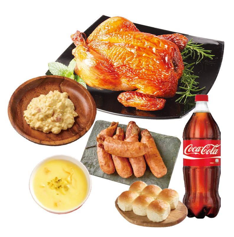 Christmas Roasted Chicken Set, , large