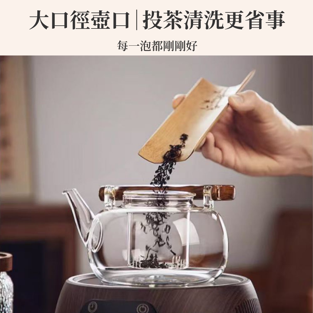 【APEX】日式簡約加厚玻璃提梁壺1000ml(贈品茶杯2入組), , large