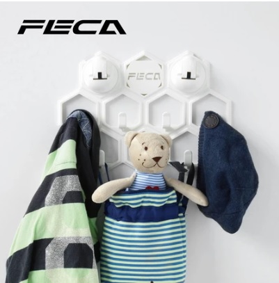 [FECA] D18 蜂巢7掛勾-白色, , large