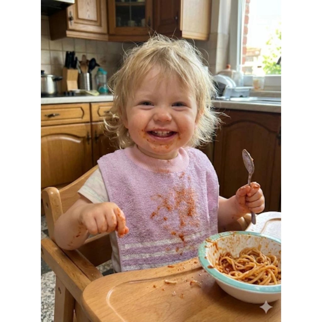 [Kaimei Cotton Industry] 8-pack Random Excellent MIT Made in Taiwan Skin-friendly Cotton Soft Pure Cotton Absorbent Children's Bib Plain Striped, , large