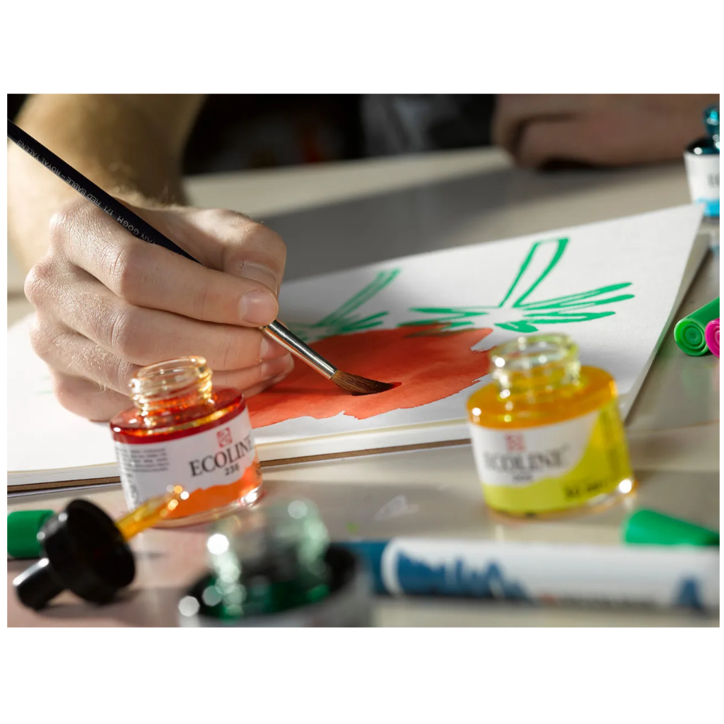 *需預訂Royal Talens ECOLINE 插畫墨水30ML*231 Gold Ochre, , large