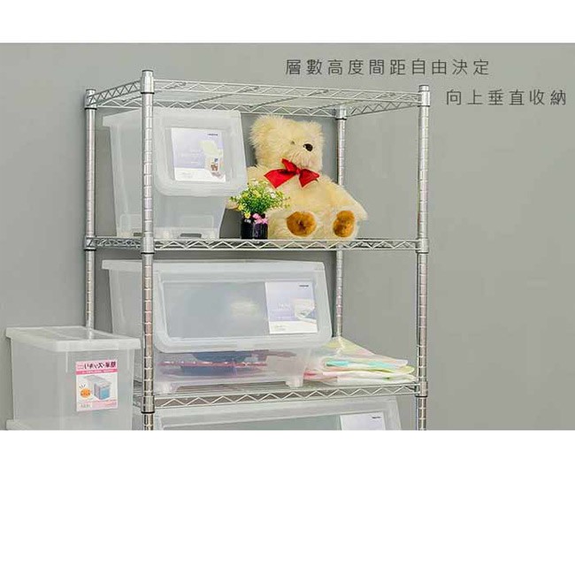 【Y HOUSE】75x45x150cm Lightweight Four-layer Iron Rack Shelf Iron Rack Storage Rack, , large
