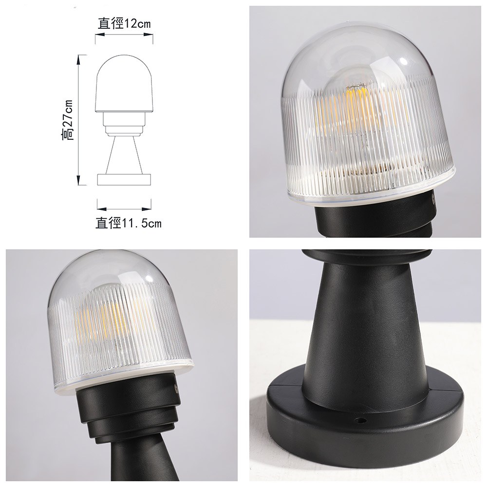 【卡米達】E27戶外門柱燈(CA1029S), , large