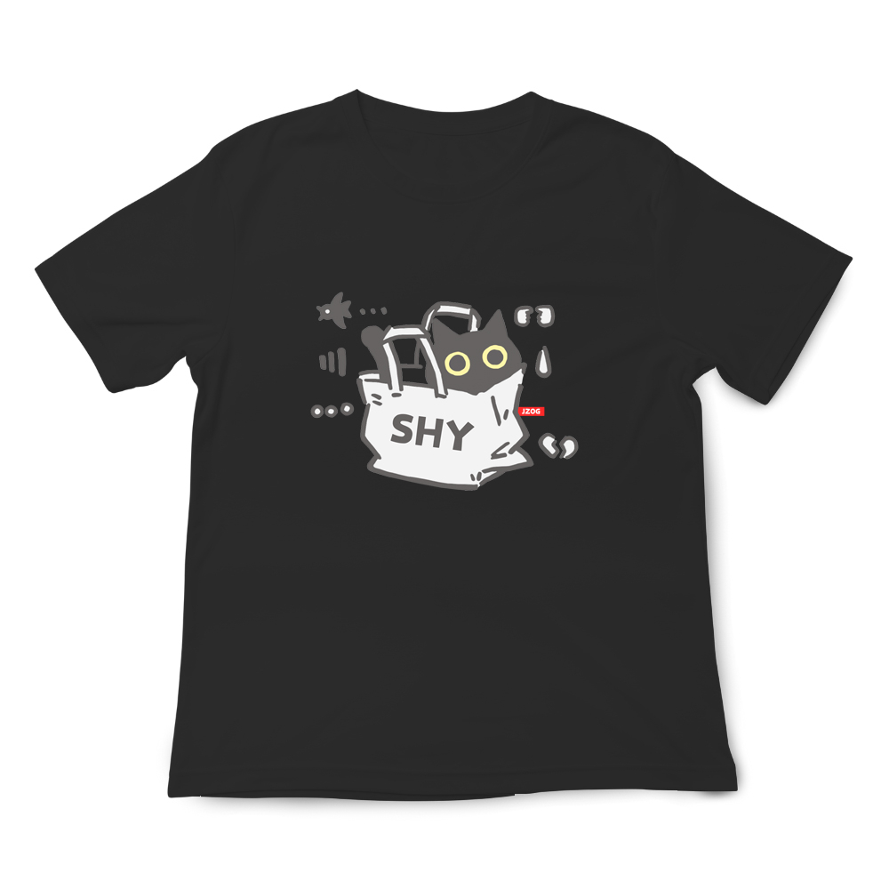 JZ TEE Black Cat in a Bag Graphic Tee, , large