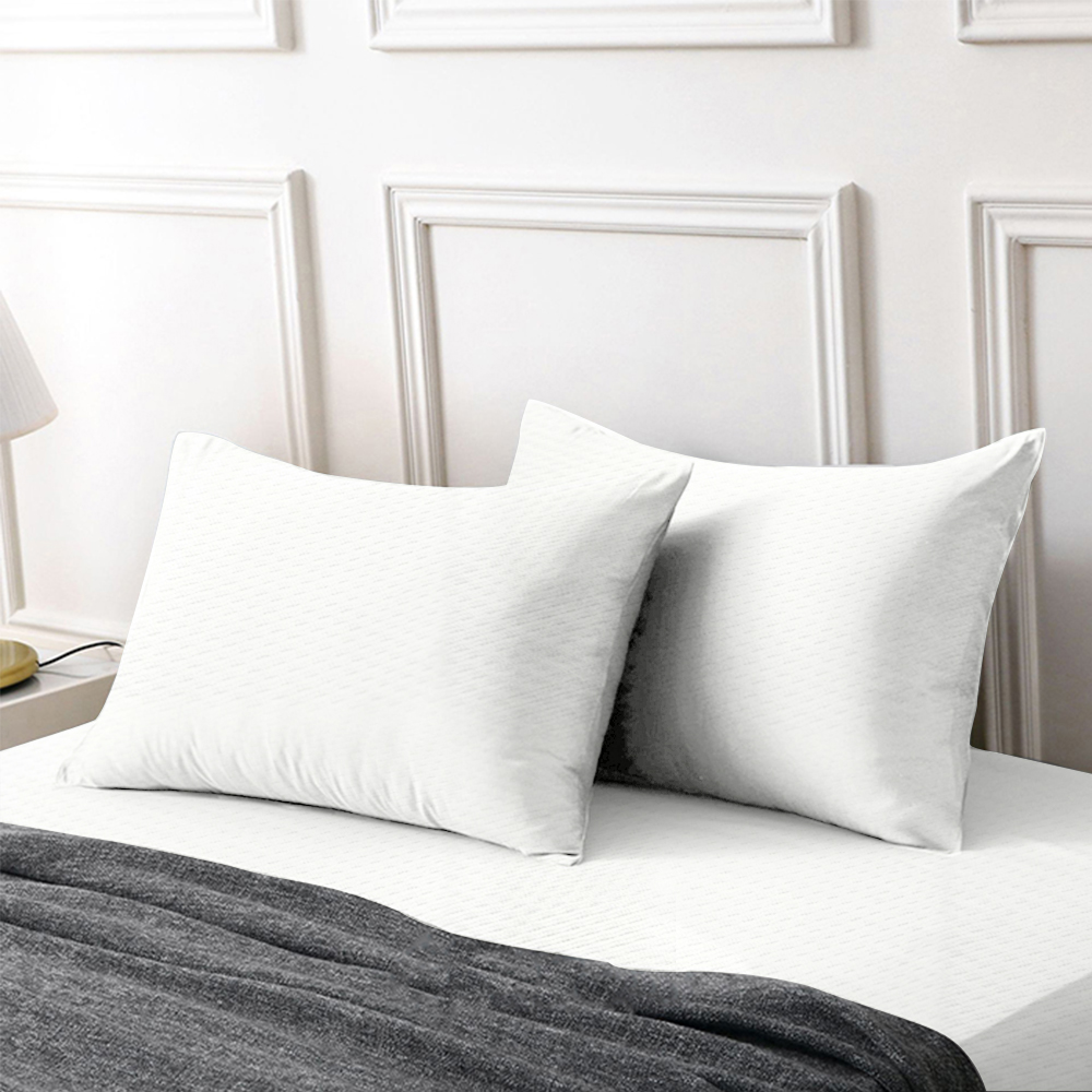 Silver Ion Antibacterial 100% Waterproof Breathable Pillow Protector (Anti-Dust Mite) &ndash; 1 Pair, , large