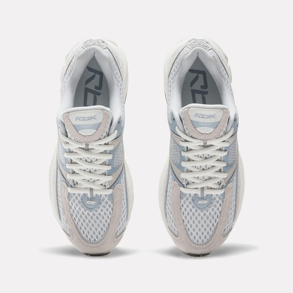 Reebok Premier Trinity 女 慢跑鞋 彈力 支撐 緩震 米 藍 [100211537], , large