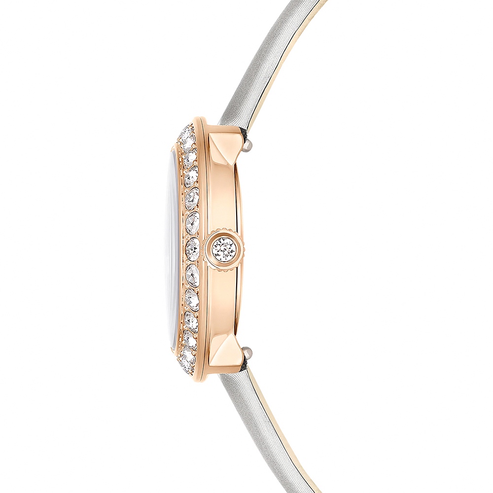 SWAROVSKI 施華洛世奇 Matrix Tennis 水晶錶圈手錶 女錶-30mm(5710105), , large