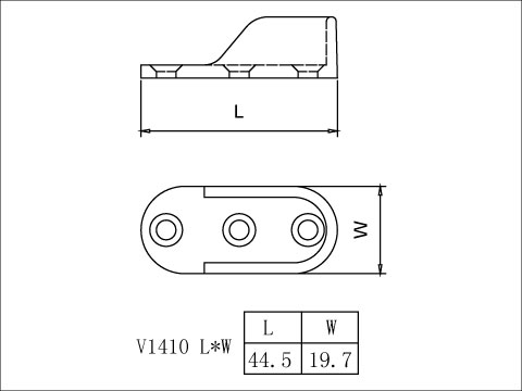Wardrobe Rail Bracket, , large
