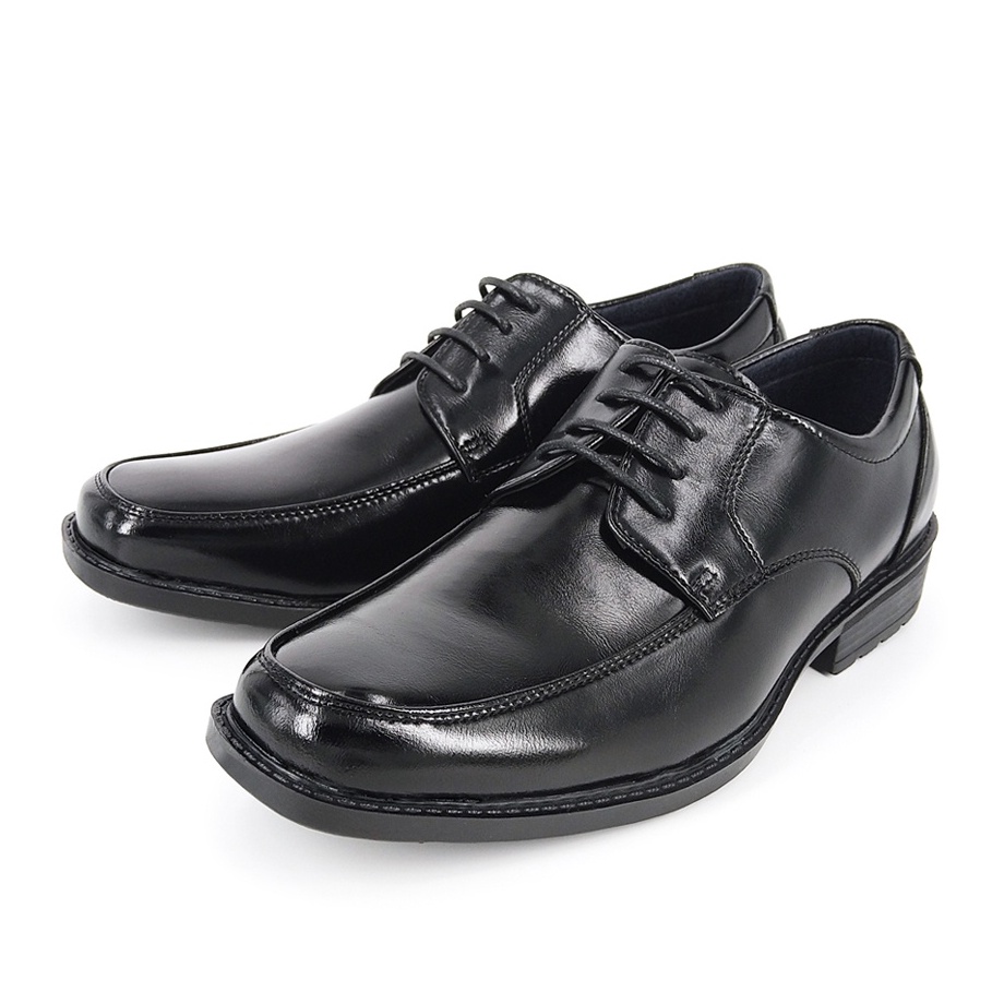 男牛津鞋 商務皮鞋 英倫皮鞋 正式皮鞋 紳士鞋 霧面皮鞋 透氣 吸汗 不悶熱 柔軟 減壓 耐磨 止滑 耐走 耐久站 黑, , large