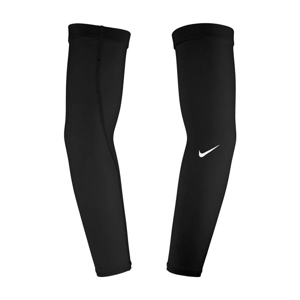 NIKE UV GOLF 臂套 2.0 一雙入 高爾夫球臂套 附收納袋 透氣 快乾 防曬 抗紫外線 柔軟 防滑 黑 白, , large