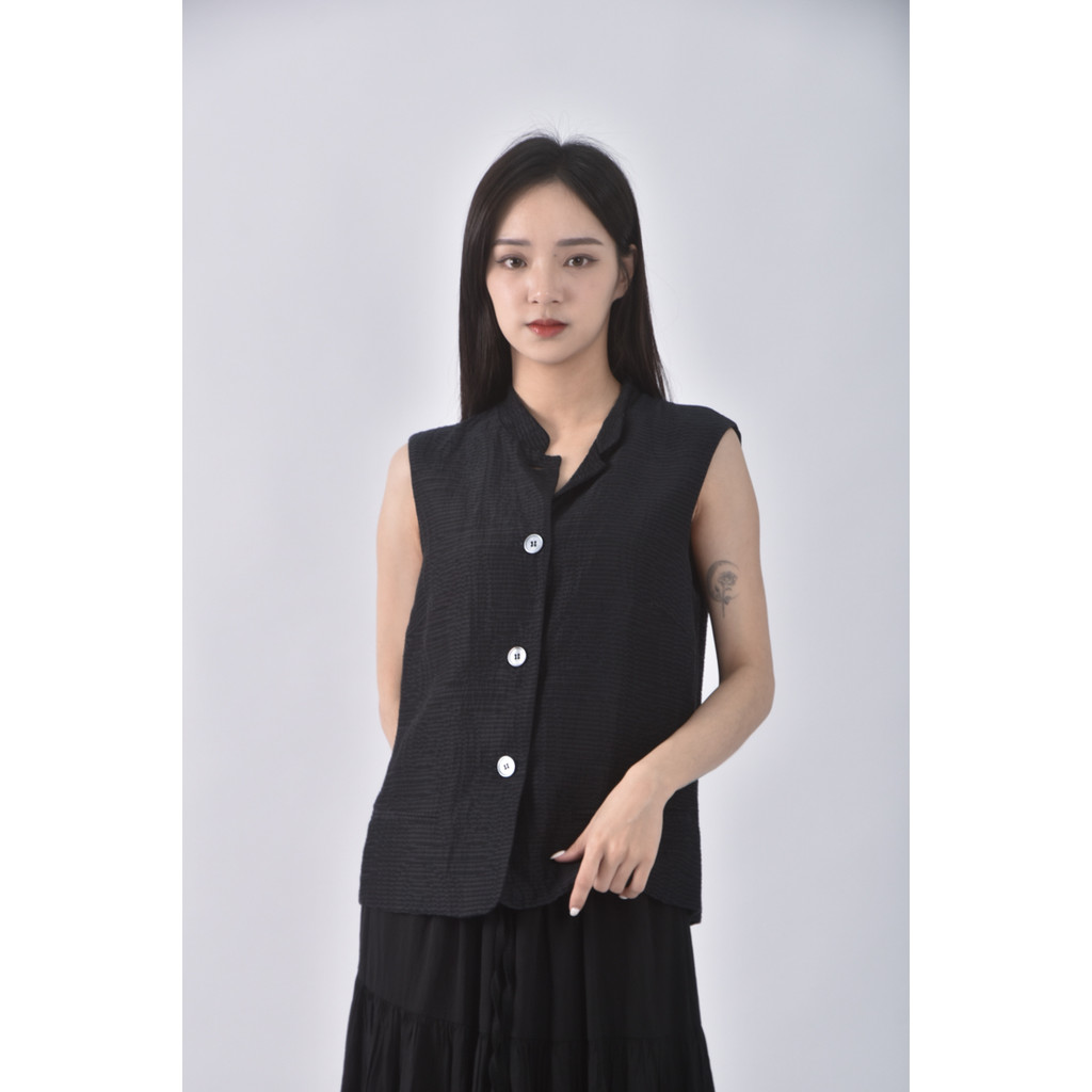 (S) cbr背心黑色外套二手衣