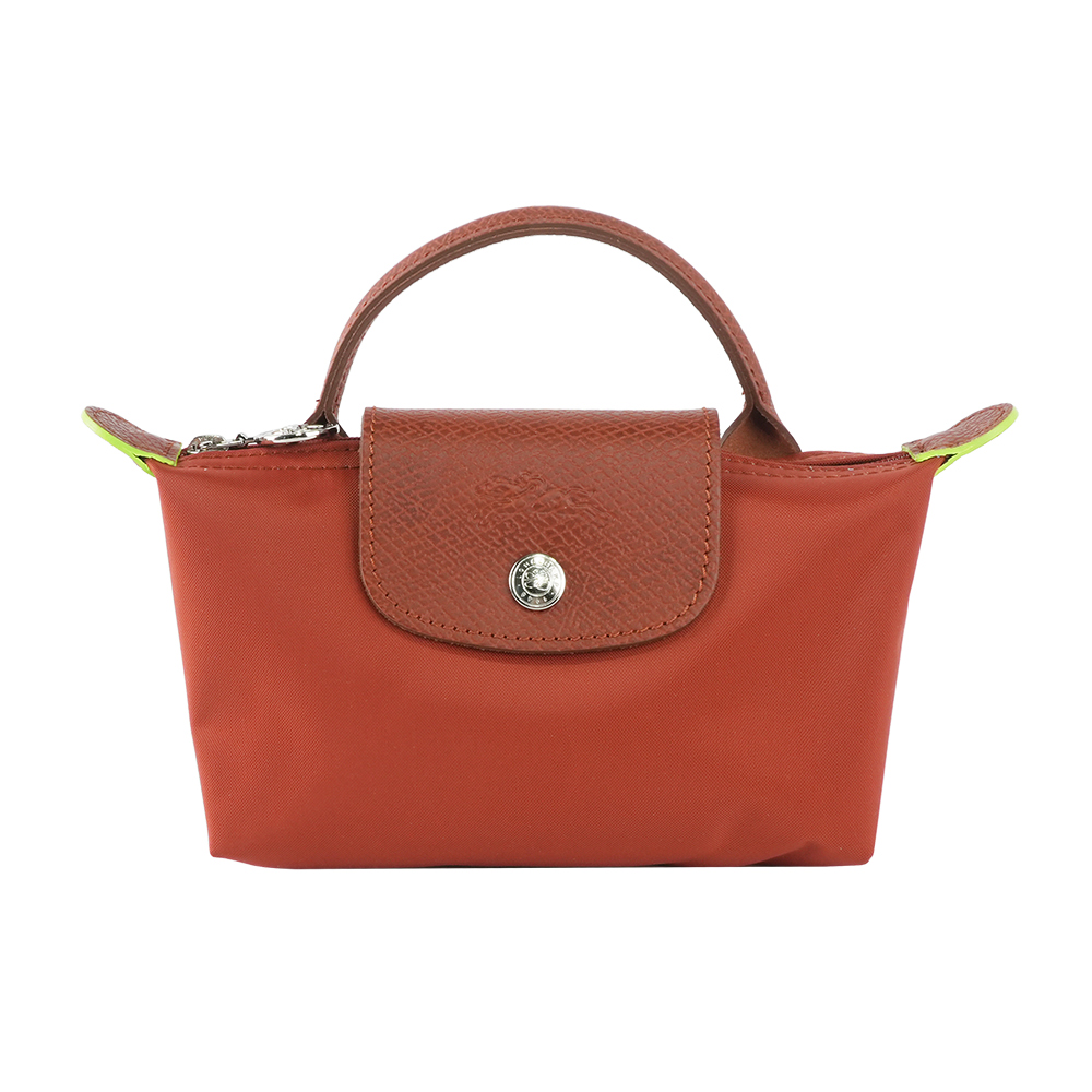 LONGCHAMP LE PLIAGE GREEN 手提小包(栗子色), , large