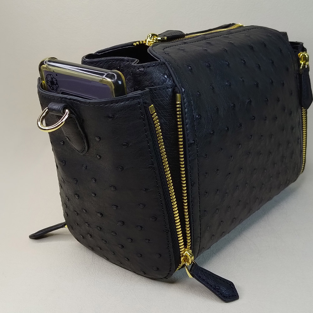 【M2nd】 Ostrich  Handbag, , large