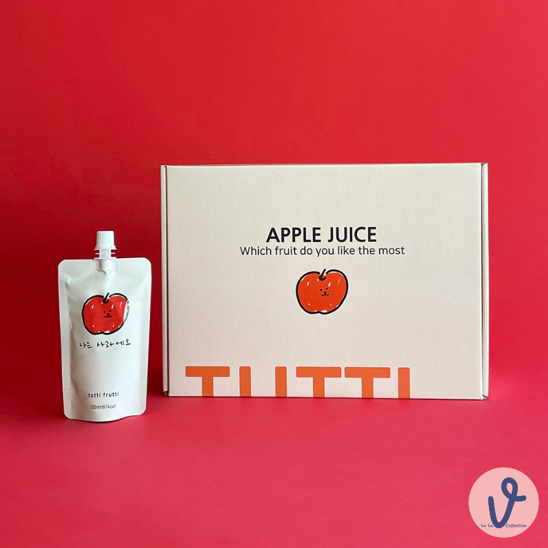 tutti frutti 100% Apple juice 120ml X 30ea, , large