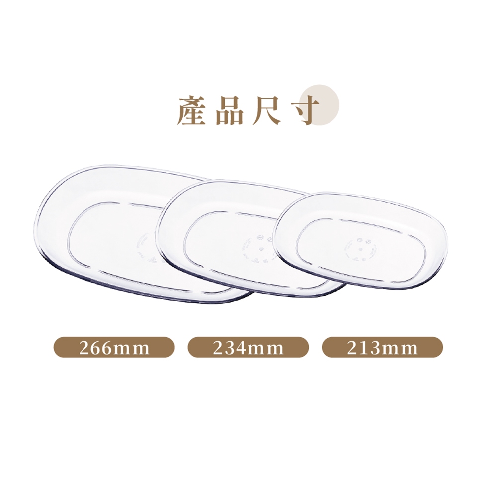 【哩皿食器】台灣製  食品級Tritan  小橢圓盤單入組, , large