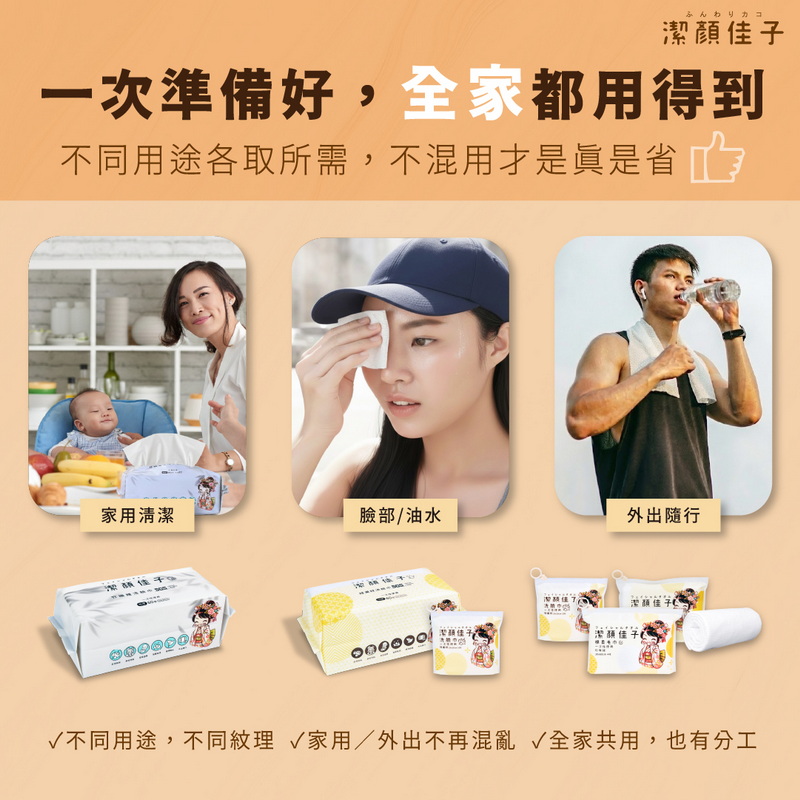 [潔顏佳子] 居家戶外全包組 買一送一 | 一組搞定日常最常用的潔淨需求, , large