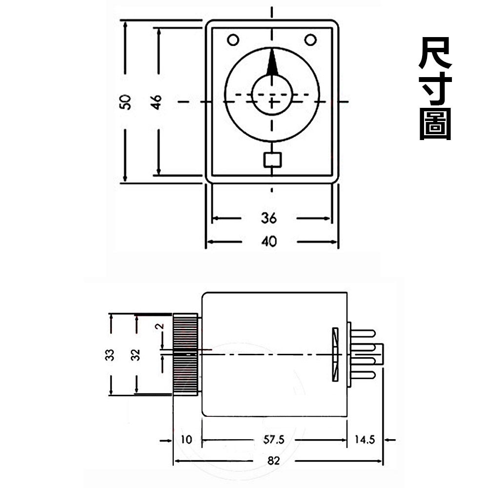 CKC Tinner Super Time Relay AH3-3 220V 30 minutes, , large