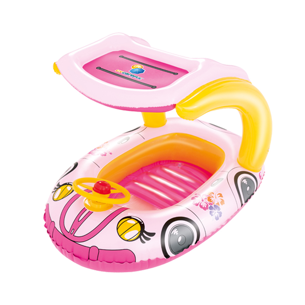 Bestway 粉紅遮陽小艇