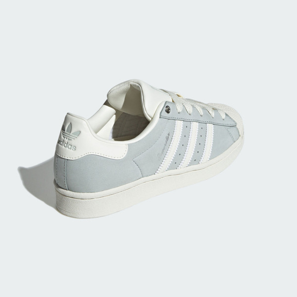 Kixpress-Adidas 愛迪達 Superstar W 女 運動休閒鞋 經典 復古鞋 貝殼頭 淺灰藍 白 [IE3038], , large