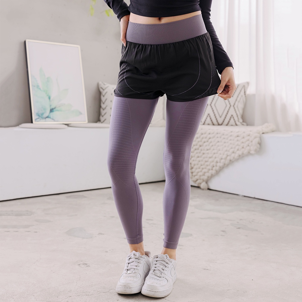 【Cheau Chi 】Graphene Yoga Pants Leggings - Far-Infrared, Shaping, High Stretch, Made in Taiwan, , large