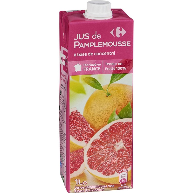 C-Pink grapefruit juice, , large