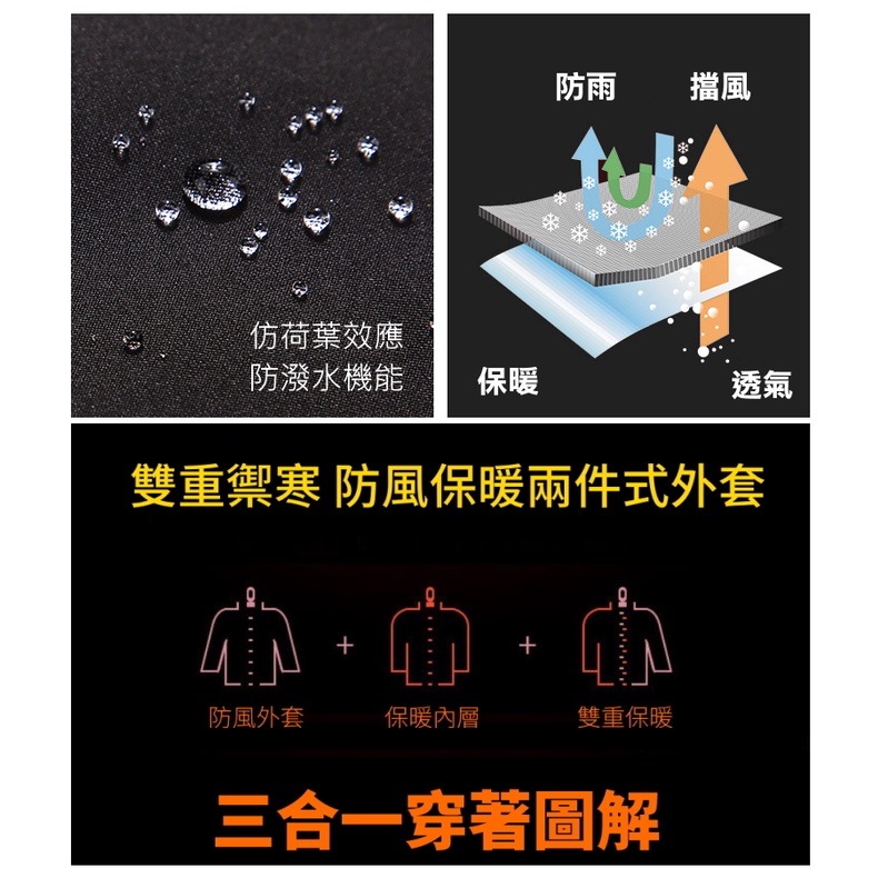 [探拓戶外TECTOP]【天天免運】12145126女款中長版羽絨兩件式外套／衝鋒衣／最輕量、最亮眼的登山外套, , large