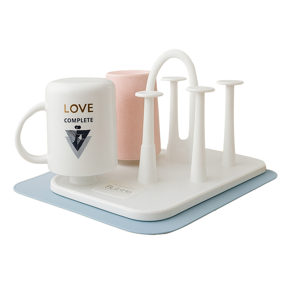 日本製瀝水杯架x1只+吸水墊x1入, , large