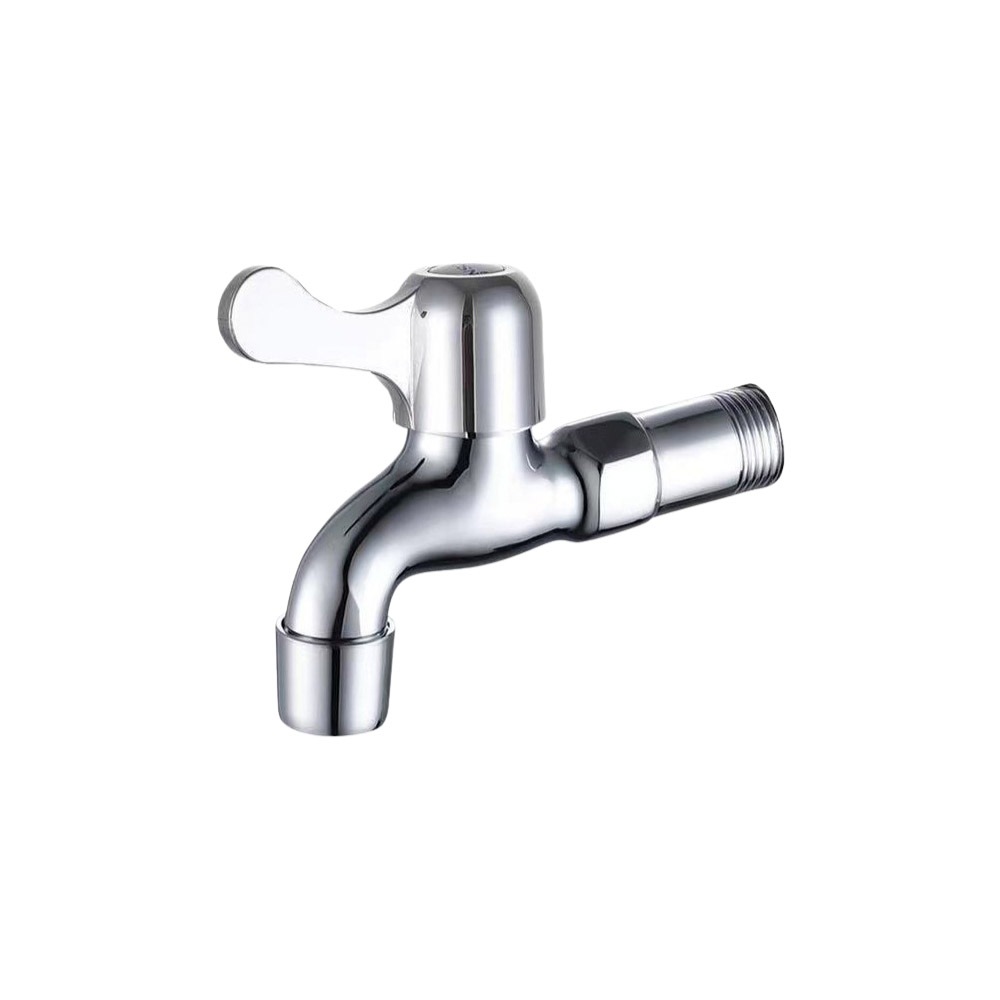 Single-handle faucet with extended pointed spout (4 points), , large