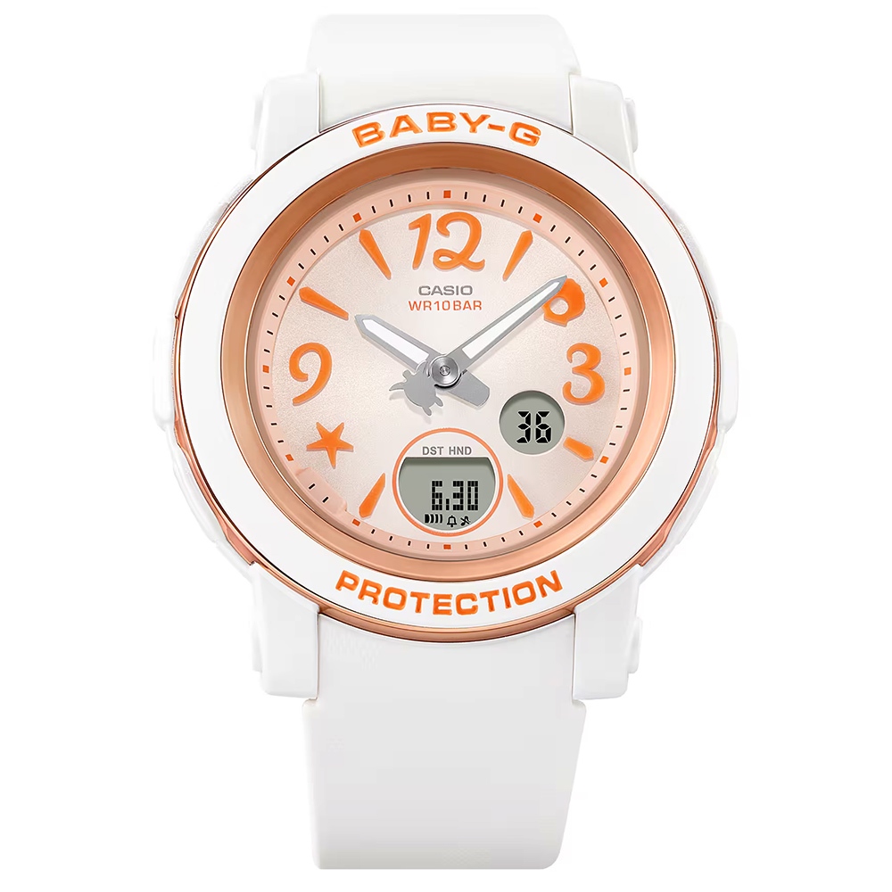 CASIO 卡西歐 BABY-G 愛海洋小海龜雙顯女錶 BGA-290US-4A, , large