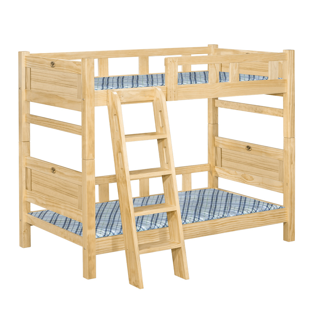 【唯熙傢俱】赫比原木色3.5尺雙層床, , large