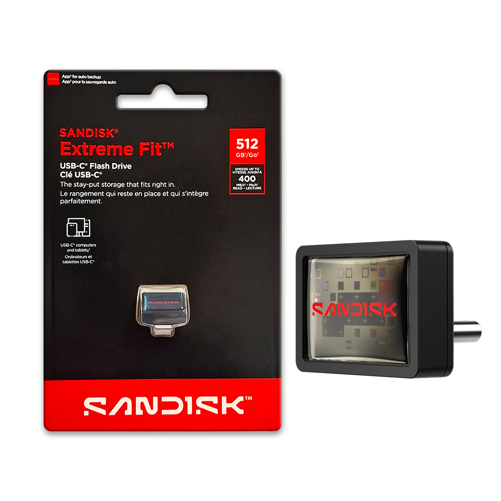 【SanDisk】CZ530 Extreme Fit 512G USB 3.2 Type-C 隨身碟 安卓 蘋果 適用, , large