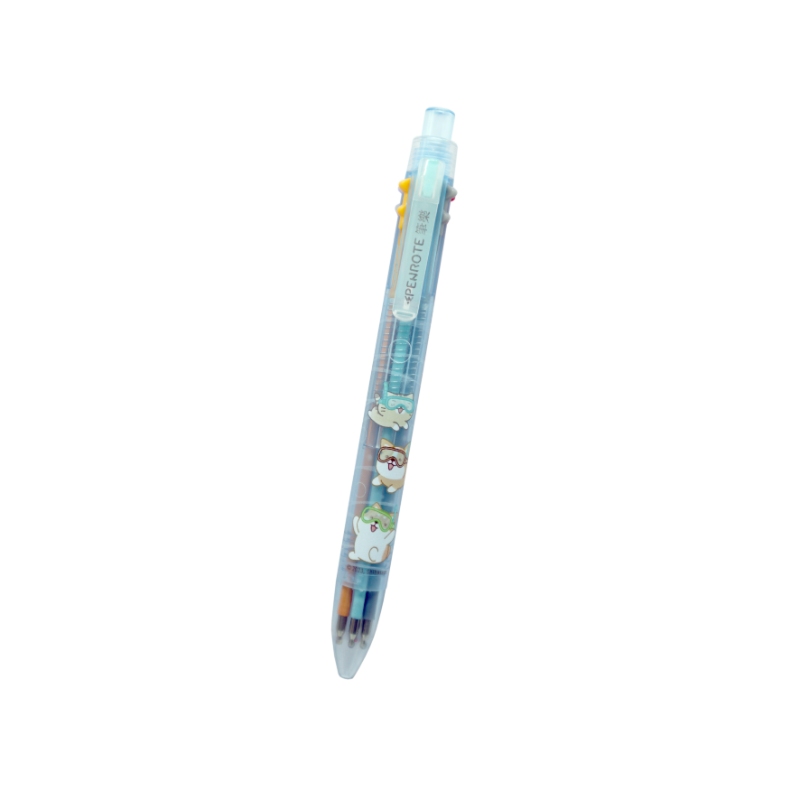 6-Color Oil-Based Pens &ndash; Blue, , large