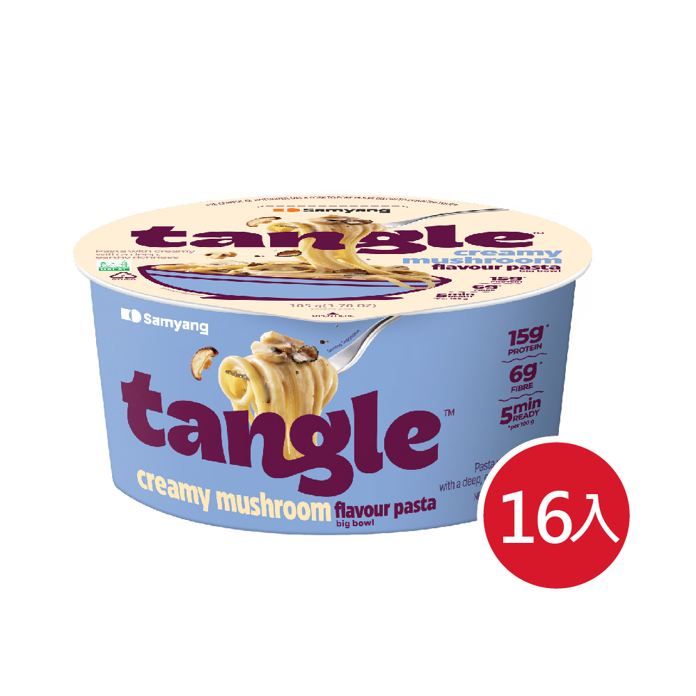 【三養】蘑菇義大利麵105g x16碗 (貨號SAM4042*16)