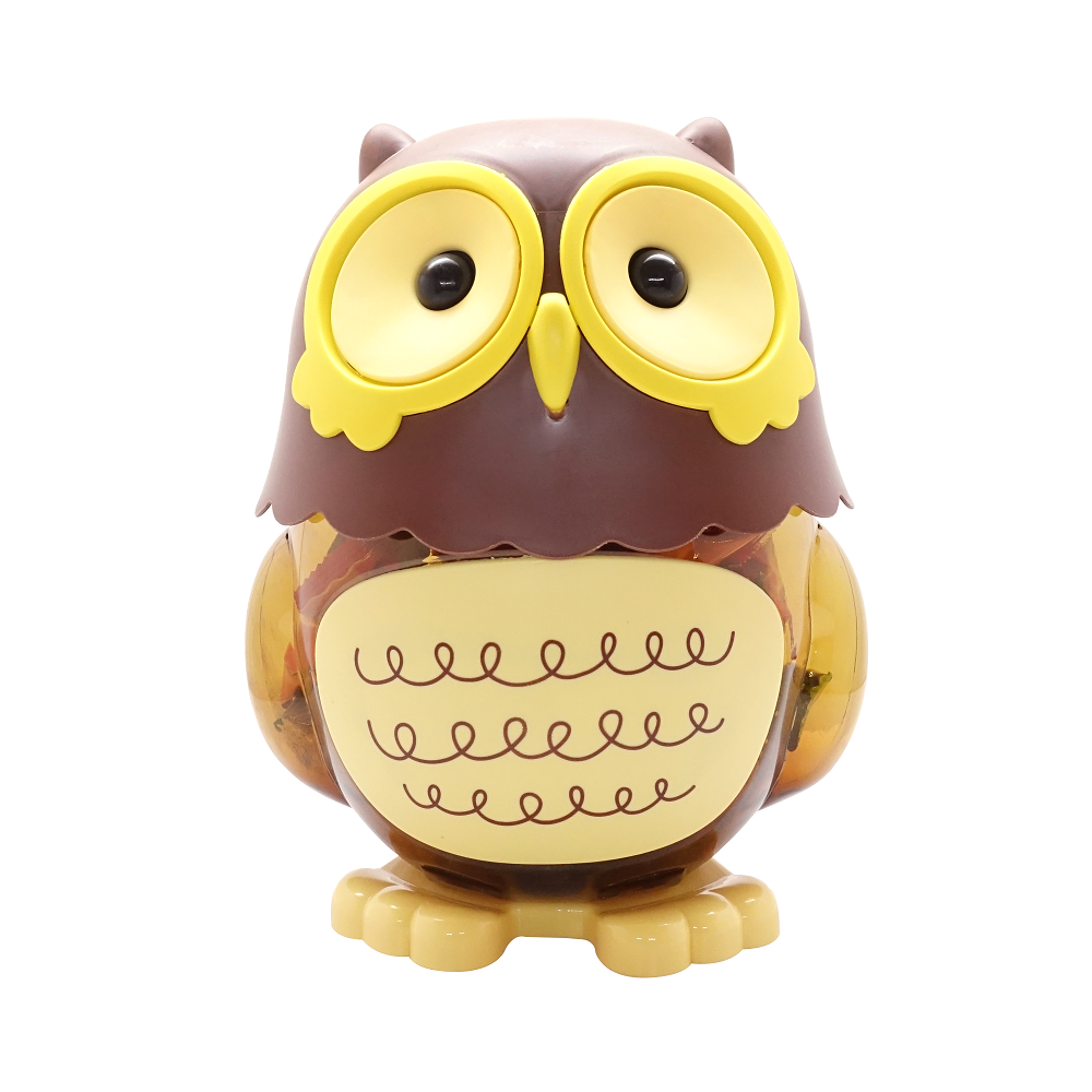 Owl-shaped gummy candy gift box