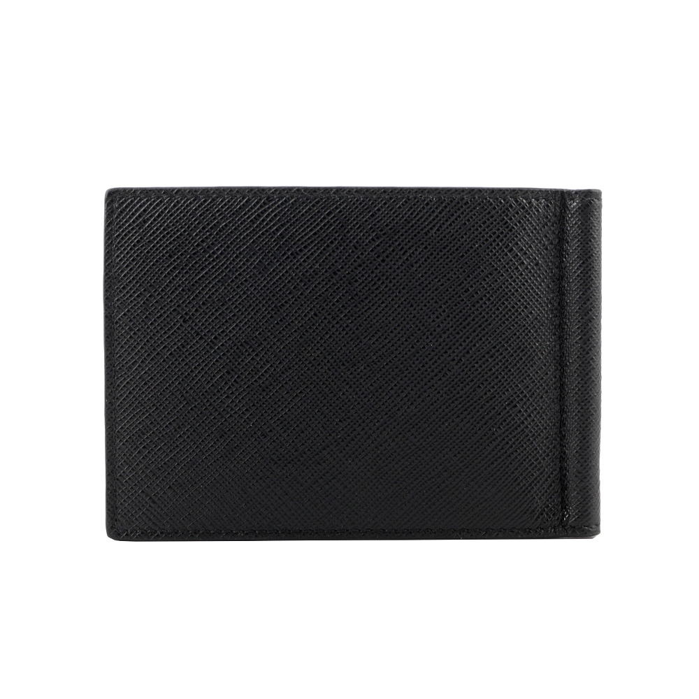 Montblanc 萬寶龍 匠心系列防刮牛皮 6卡附鈔票夾短夾/黑色, , large